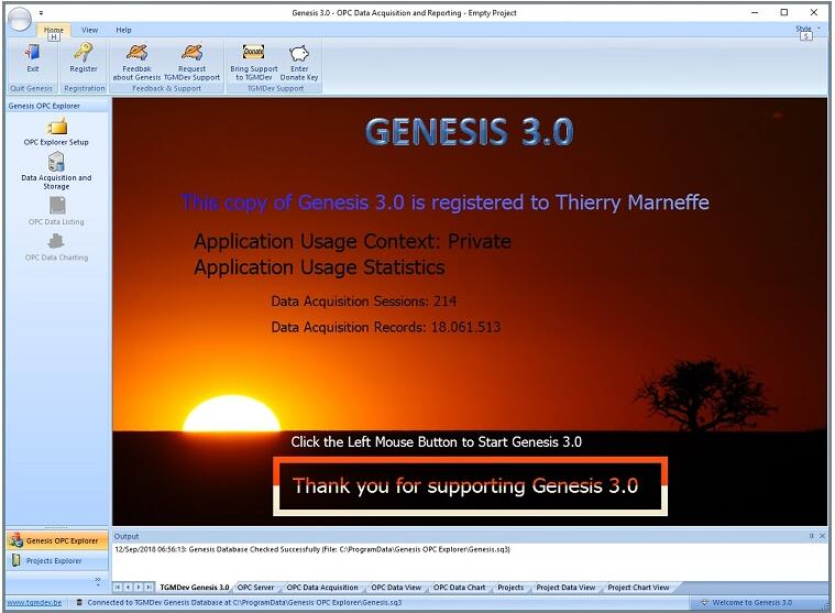 Genesis OPC Explorer