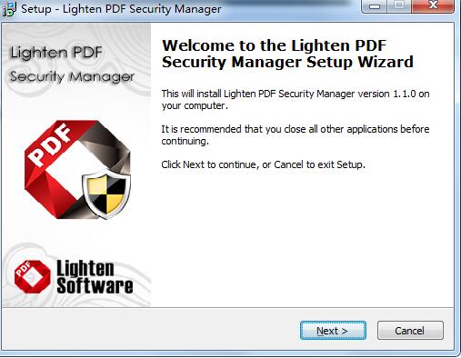 Lighten PDF Security Manager