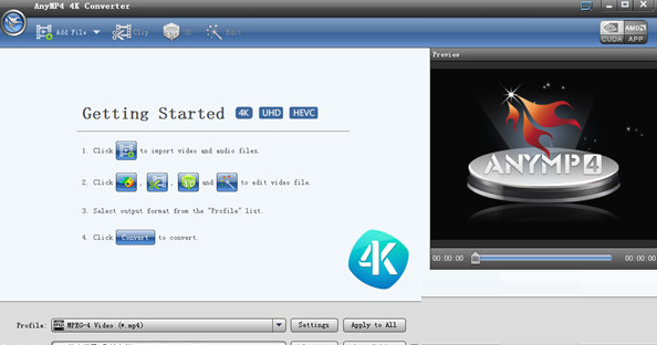 AnyMP4 4K Converter