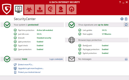 G DATA互联网安全套装